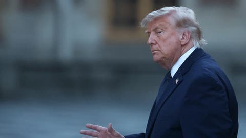Donald Trump en el Palacio de Versalles